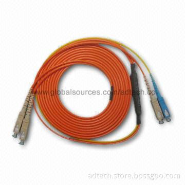 Fiber-optic mode conditioning patch cords, SC-SC, 50um and 62.5um to 9/125um